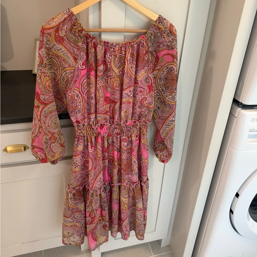 Tommy Hilfiger Pink Ruched Sundress size 6 - Picture 2 of 3